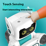 Electric Intelligent Robot Toy with Touch Sensor and Programming Interaction