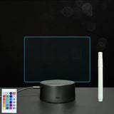 3D Acrylic Handwriting Message Board LED Light, Creative Note Lamp