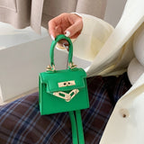 Mini One Shoulder Handbag, Stereotype Crossbody Small Square Messenger