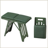 Heavy-duty Folding Home Stool with Extra Thick Metal Base – Durable Compact Seating