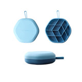 Silicone 12 Cavity Hexagon, 3D Ice Mold, DIY Popsicle Mould, Ice Cream Maker Storage Box