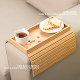 Foldable Tray for Snacks, Fruits and Beverages, Sofa Storage Rack