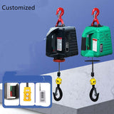 Portable Mini Electric Hoist 220V – Small Household Crane with Wire Rope
