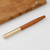 Retro Wooden Fountain Pen for Students & Office – Vintage Calligraphy Writing Gift for Practice and Daily Use