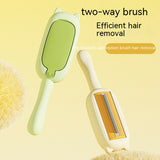 Pet Dog Cat Hair Brush Electrostatic Adsorption Two-way Roller