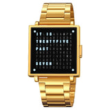 Fashion Wristwatch for Unisex, Waterproof LED Light Outdoor Digital Business Sports Electronic Clock