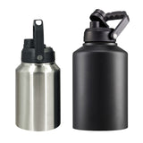 Large Capacity Sports Outdoor Handheld Double Deck Tumbler, Premium Quality Metal Kettle