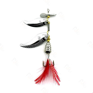 Sea Fishing Simulation Bait Feather Rotating Sequins