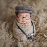 Newborn Vintage Camera Prop – Baby Photography Accessory Set