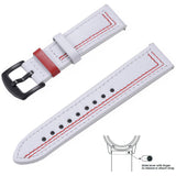 Grained Leather Strap for Quick Release, Hand Made Retro Watch Bands (Watch not Included)