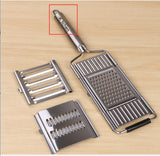 Stainless Steel Kitchen Grater – Vegetable Slicer and Peeler Gadget