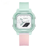 Multifunctional Students' Electronic, Luminous Casual Jelly Silicone Watch