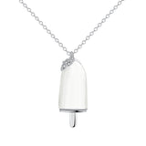 Ice Cream Shell, Women's Fritillary Necklace