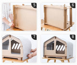 Wooden Cat House, All-season Pet Shelter