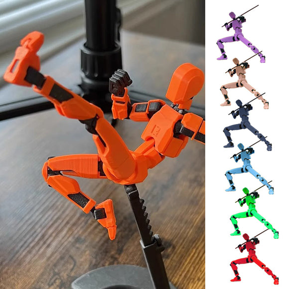Multi-jointed Movable Shapeshift Robot 2.0, 3D Printed Mannequin, Dummy Action Model Toy Figurine