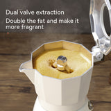 Double Valve Moka Pot, Espresso Coffee Machine