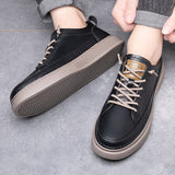Casual Sneakers for Men, Waterproof Flat Shoes for Workplace, College and Everyday Use