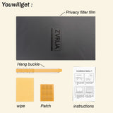 Universal Size Self-adsorption Computer Privacy Film