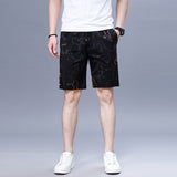 Casual and Versatile Thin Print Beach Pants