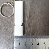Double Hole High-frequency Outdoor Survival, Aluminum Alloy Whistle