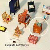 Hand-assembled Art House Toy Model, Decoration Creative Gift