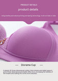 Large Size Thin Wireless Underwear Push-up Non-magnetic Bra