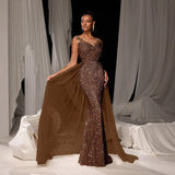 Women's Dance Party Lace-embellished Evening Dress