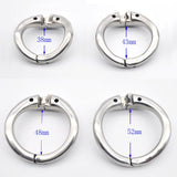 Stainless Steel Chastity Cage, Men's Catheter