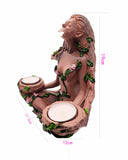 Goddess Balance Elf Meditation Resin Candlestick