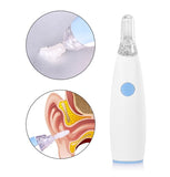Rotating Earwax Vacuum Cleaner with LED Light – Safe Spiral Silicone Tip, Portable Low Noise Ear Cleaning Device