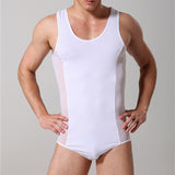 Men's Ice Silk Mesh Underwear, Transparent Fashion Bodysuit
