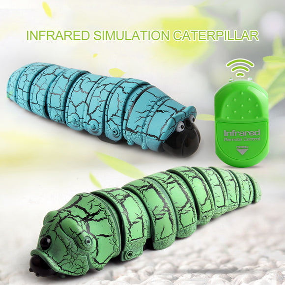 Infrared Remote Control Insect Worm, Simulation RC Animal Toys, Trick Novelty Jokes Prank for Kids