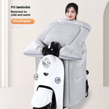 Rain-proof, Fleece-lined Thickened Waterproof Winter Windshield