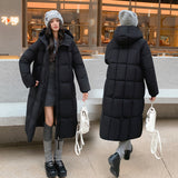 Thickened Knee-length, Oversized Puffer Coat for Women
