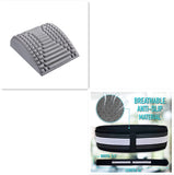 Back Stretcher Pillow Neck Lumbar Support Massager for Neck Waist Back, Sciatica Herniated Disc Pain Relief Massage Relaxation