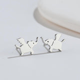 Cute Elf Animal Stud Earrings for Women – Trendy INS Style