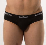 Men's Cotton Stretch, Low Waist Sports Briefs (Pack of 2)