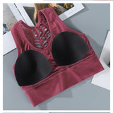 Women's Sports Bra, Breathable Mesh Fitness Top