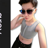 Women's Lala Underwear, Strengthen Cos Tube Top, Tomboy Vest or Corset