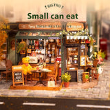 Handmade Cottage DIY Assembling Building Blocks Art House, Miniature Model Toy Gift