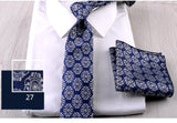 Business Formal Wear, Casual Tie + Pocket Square Combination