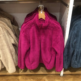 Coral Fleece Cardigan, Stand Collar Jacket, Warm Coat for Women