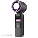 Turbos Chilled Ice Sensation Cold Fan, Super Mini Speed Fan, USB Powered Digital Display for Outdoor Camping Travel