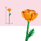 Building Blocks, Flower Decoration Bouquet Rose Assembled Toy