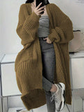 Style Icon, Loose Thick Knitted Coat for Women