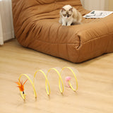 Cat Pets Toys, Mouse Shape Balls, Foldable Kitten Play Tunnel, Funny Stick Supplies, Simulation Pet Accessories