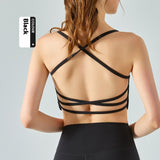No Feel Slim Yoga Vest, Semi-fixed One-piece Cup, Beauty Back Sling