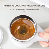 Rechargeable Automatic Coffee Cup, High Value Electric Stirring Lazy Milkshake Rotating Magnetic Water Cup