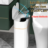 Smart Trash Can with Lid for Bedroom and Living Room, Kitchen Storage Container, Induction Small Car Box, Automatic Smart Dustbin for Bathrooms