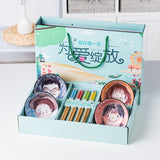Cute Cartoon Tableware Gift Box Set, Kids' Dining Plate & Bowl Suite